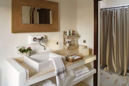 casa payesa, cuarto de baño casa payesa, cuarto de baño