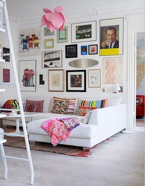apartamento femenino sueco con mucho color apartamento femenino sueco con mucho color