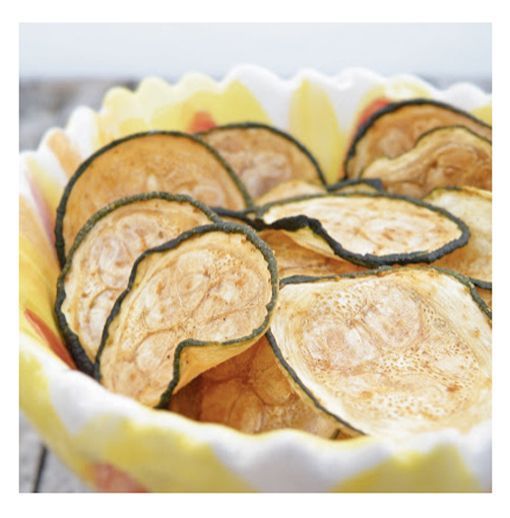 Chips salados de calabacines Chips salados de calabacines