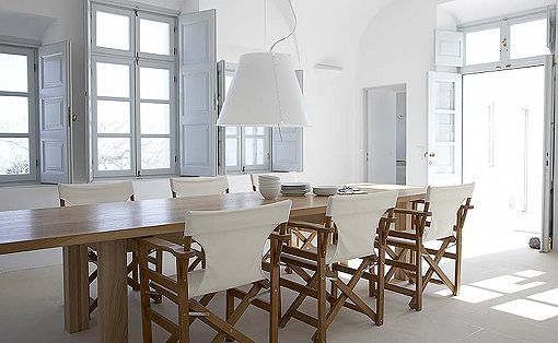 comedor_2 Casa de vacaciones en Grecia