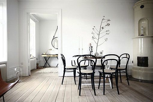 comedor Decoración de estilo nórdico