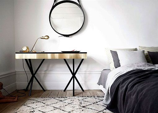 dormitorio_mesilla Decoración de estilo nórdico