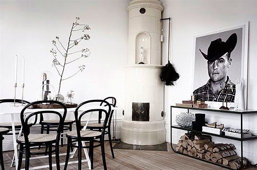 salon_comedor Decoración de estilo nórdico