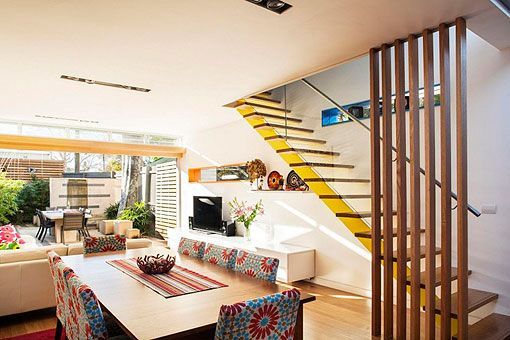 salon_comedor_4 Casa de dos plantas moderna y luminosa