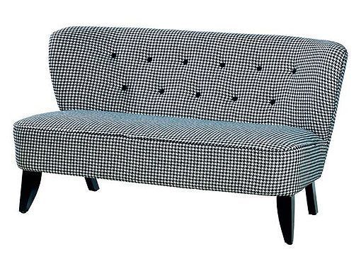 Sofá tapizado en pata de gallo Sofá tapizado en pata de gallo