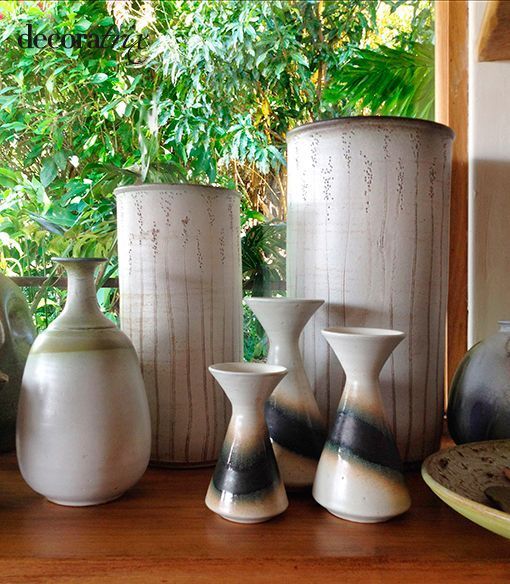 jarrones de ceramica organica de taller de la galería de gema ossenbach jarrones de ceramica organica de taller de la galería de gema ossenbach