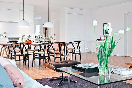 Muebles de diseño en el salón Muebles de diseño en el salón