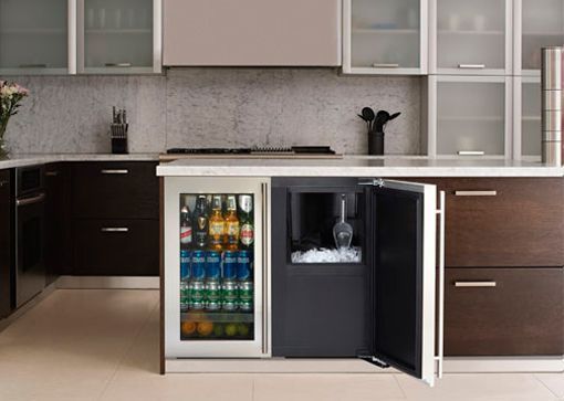novedades de cocina enfriador de bebidas y fabricador de hielo bajo encimera de U-line novedades de cocina enfriador de bebidas y fabricador de hielo bajo encimera de U-line