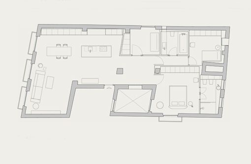 Plano de la casa con la distribución de espacios plano de la casa con la distribución de espacios