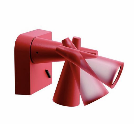 lámparas y apliques cornet en color rojo lámparas y apliques cornet en color rojo