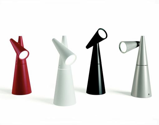 lámparas de mesa cornet de Gabriel Teixidó en cuatro colores lámparas de mesa cornet de Gabriel Teixidó en cuatro colores