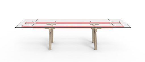 Salone del Mobile 2014: mesa de comedor extensible Bonaldo Salone del Mobile 2014: mesa de comedor extensible Bonaldo