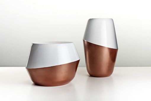 Objetos de diseño en cobre: cerámica Objetos de diseño en cobre: cerámica