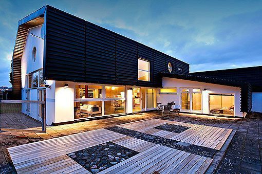 Casa de acero y hormigón Casa de acero y hormigón