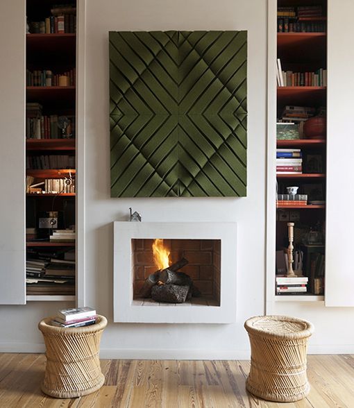 piezas tridimensionales panel lineal verde piezas tridimensionales panel lineal verde