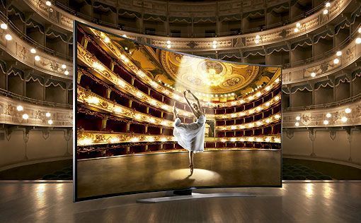 Televisor UHD con pantalla curva de Samsung Televisor UHD con pantalla curva