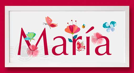 Ilustraciones infantiles de Inés Moreno: láminas con nombres Ilustraciones infantiles de Inés Moreno: láminas con nombres