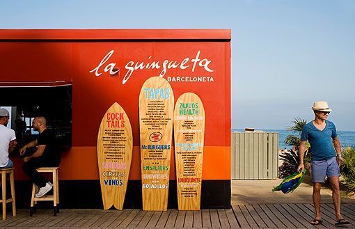Chiringuito de playa en Barcelona: La Guingueta por Sandra Tarruella Chiringuito de playa en Barcelona: La Guingueta por Sandra Tarruella