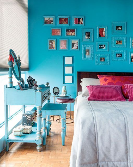 Apartamento de 70 metros con dormitorio en azul Apartamento de 70 metros con dormitorio en azul