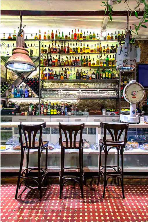 Mostrador de Marita Ron Heritage Café, en A Coruña Mostrador de Marita Ron Heritage Café, en A Coruña