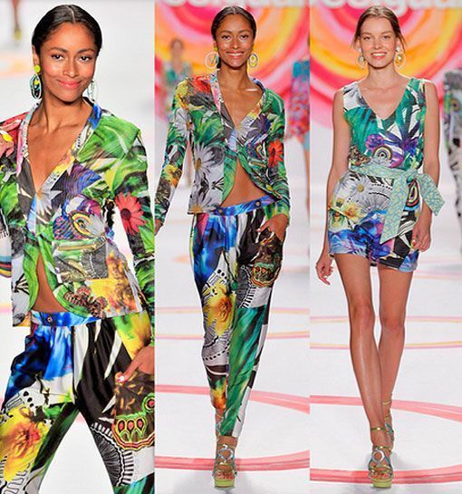 Estampados tropicales, Desigual en New York Fashion Week Estampados tropicales, Desigual en New York Fashion Week