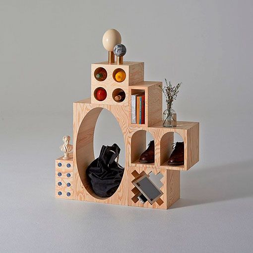 Estantería modular de madera by Erik Olovsson y Kyuhyung Cho Estantería modular de madera by Erik Olovsson y Kyuhyung Cho