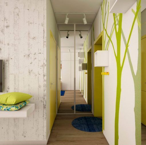 Mini apartamento, puerta de entrada con armario Mini apartamento, puerta de entrada con armario