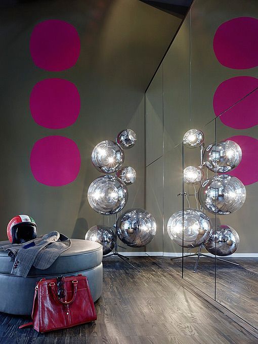 Recibidor de loft moderno de dos plantas Recibidor de loft moderno de dos plantas