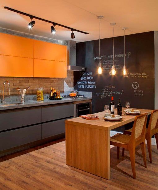 Dos decoraciones diferentes: cocina masculina Dos decoraciones diferentes: cocina masculina