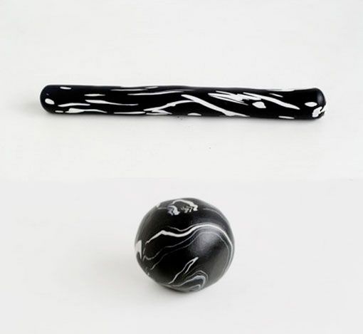 Candeleros de arcilla, mezclar los colores Candeleros de arcilla, mezclar los colores