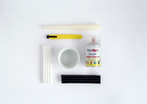 Candeleros de arcilla, materiales Candeleros de arcilla, materiales