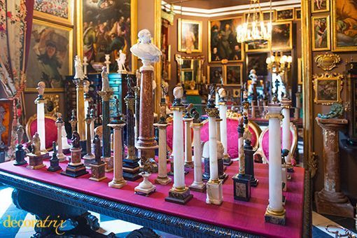 Tendencias decorativas: sala de las Columnillas en el Museo Cerralbo Tendencias decorativas: sala de las Columnillas en el Museo Cerralbo