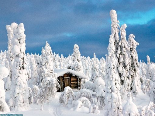 La cabaña de Papá Noel en Laponia La cabaña de Papá Noel en Laponia