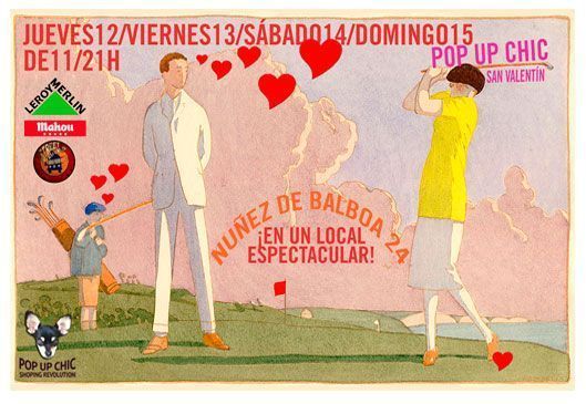 Pop up Chic, cartel del evento Pop up Chic, cartel del evento