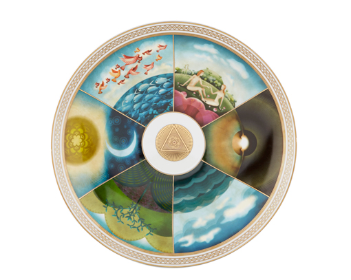 Colecciones de porcelana y cerámica Vista Alegre: plato La Creación del Mundo Colecciones de porcelana y cerámica Vista Alegre: plato La Creación del Mundo