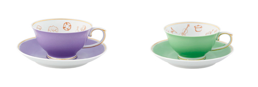 Colecciones de porcelana y cerámica Vista Alegre: tazas Gipsy Tea Colecciones de porcelana y cerámica Vista Alegre: tazas Gipsy Tea