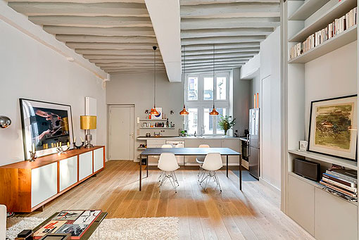 Apartamento contemporáneo en París Apartamento contemporáneo en París