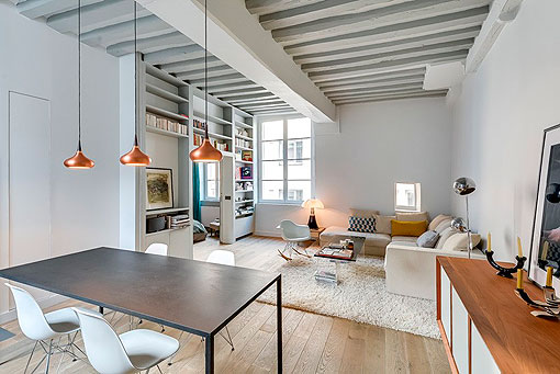Apartamento contemporáneo en París Apartamento contemporáneo en París