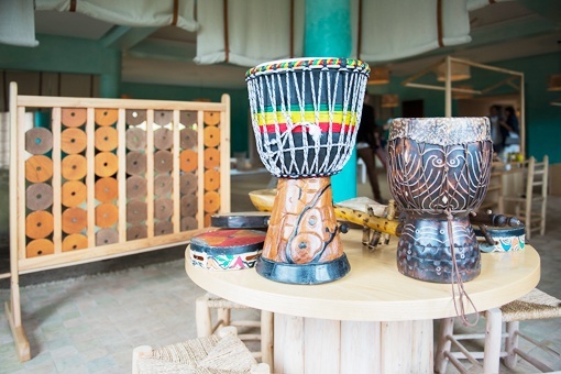Instrumentos musicales de la guardería Kids Club del Hotel Royal Palm Marrakech Instrumentos musicales de la guardería Kids Club del Hotel Royal Palm Marrakech