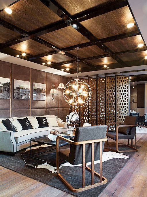 Salón con zona de trabajo Salón con zona de trabajo