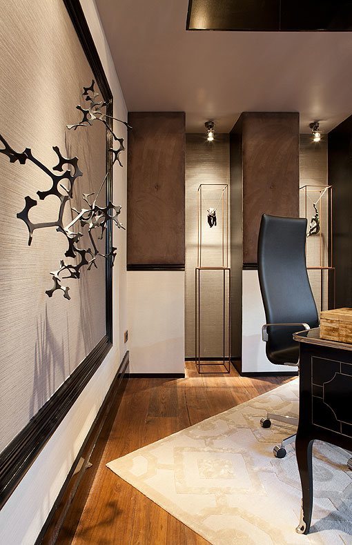 Salón con zona de trabajo Salón con zona de trabajo