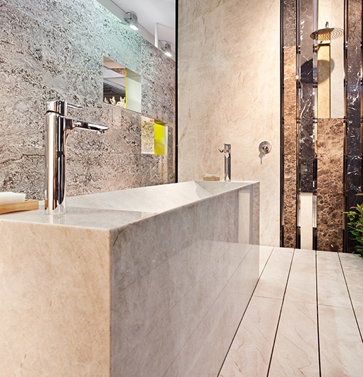 Descubre nuevas posibilidades para decorar con mármol / Baño Descubre nuevas posibilidades para decorar con mármol / Baño