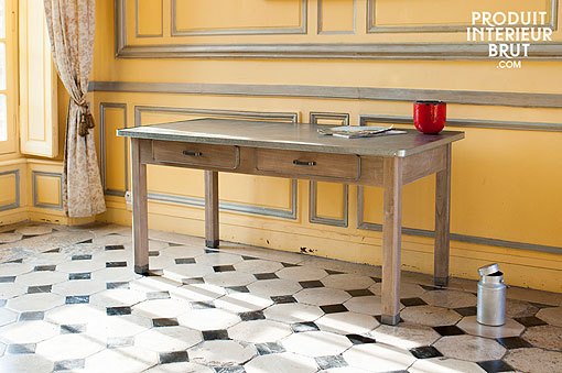 Muebles vintage de estilo shabby chic: mesa "Pauline" Muebles vintage de estilo shabby chic: mesa "Pauline"