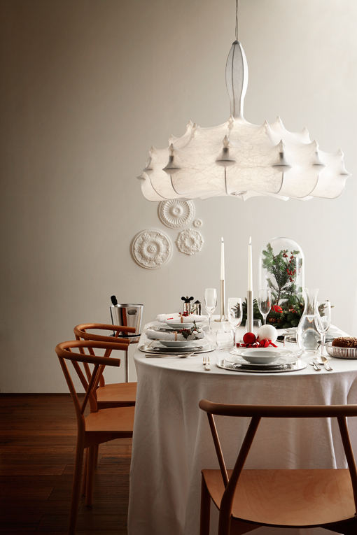 Cómo poner la mesa de Navidad en blanco Cómo poner la mesa de Navidad en blanco