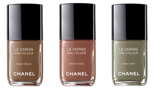 Esmaltes de uñas Les Khakis de Chanel