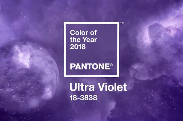 Ultra violer, color Pantone 2018