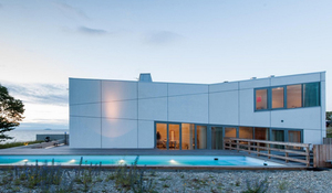 Exterior con piscina