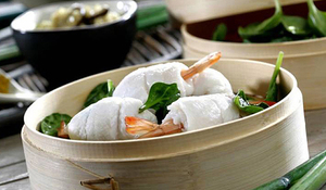 Filetes de lenguado rellenos de gambas