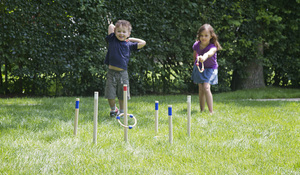Lanzamiento de anillas, un juego para toda la familia ¡A jugar!
