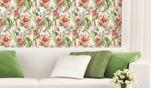 Papeles pintados decorativos tropical con pájaros, de Gaulan